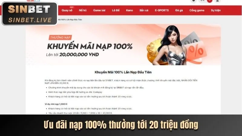 Ưu đãi chào mừng 11uu win